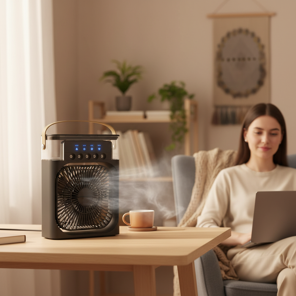 Portable Air Conditioner Evaporative Cooler with Remote Control
