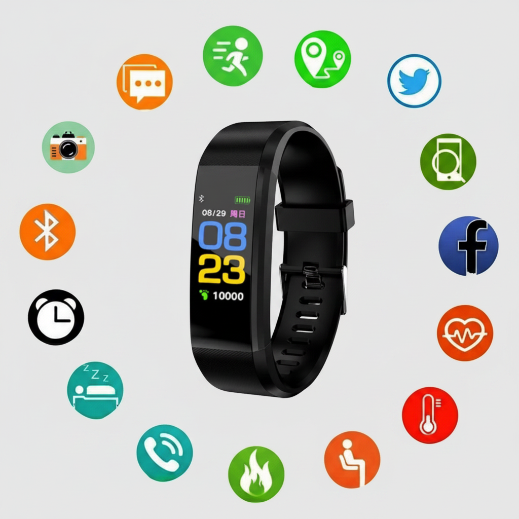 Smartwatch Fitness Tracker Activity Wristband