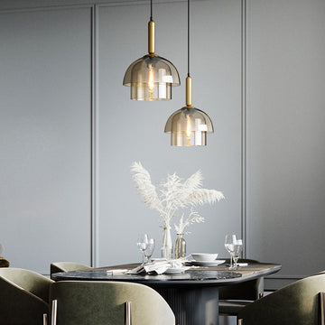 Glass Dome Ceiling Pendant Lights Modern Simple