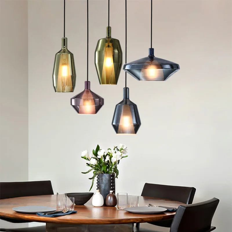 Simple Modern Glass Pendant Lights