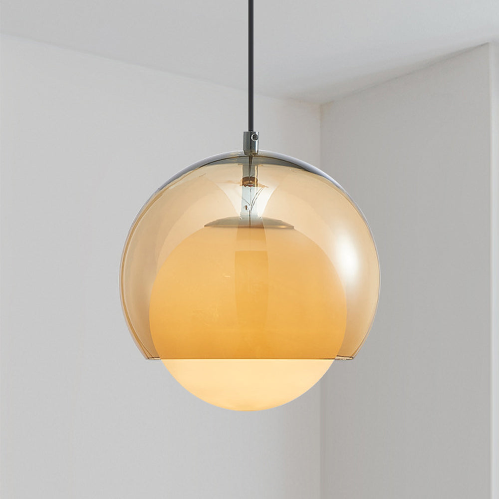 Bauhaus Vintage Glass Ball Pendant Light