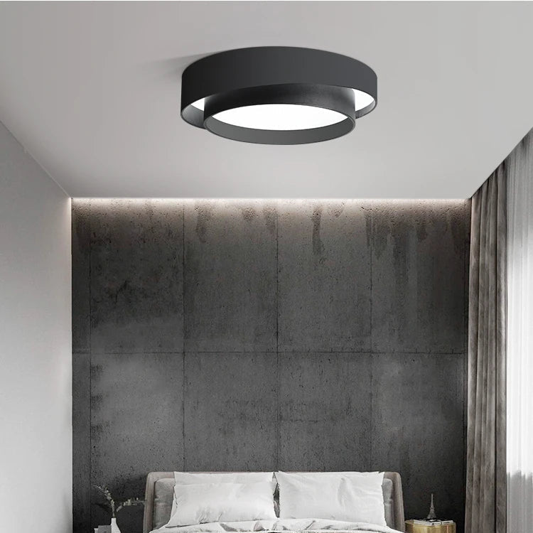 Ceiling Light Modern Round Metal LED Fixture