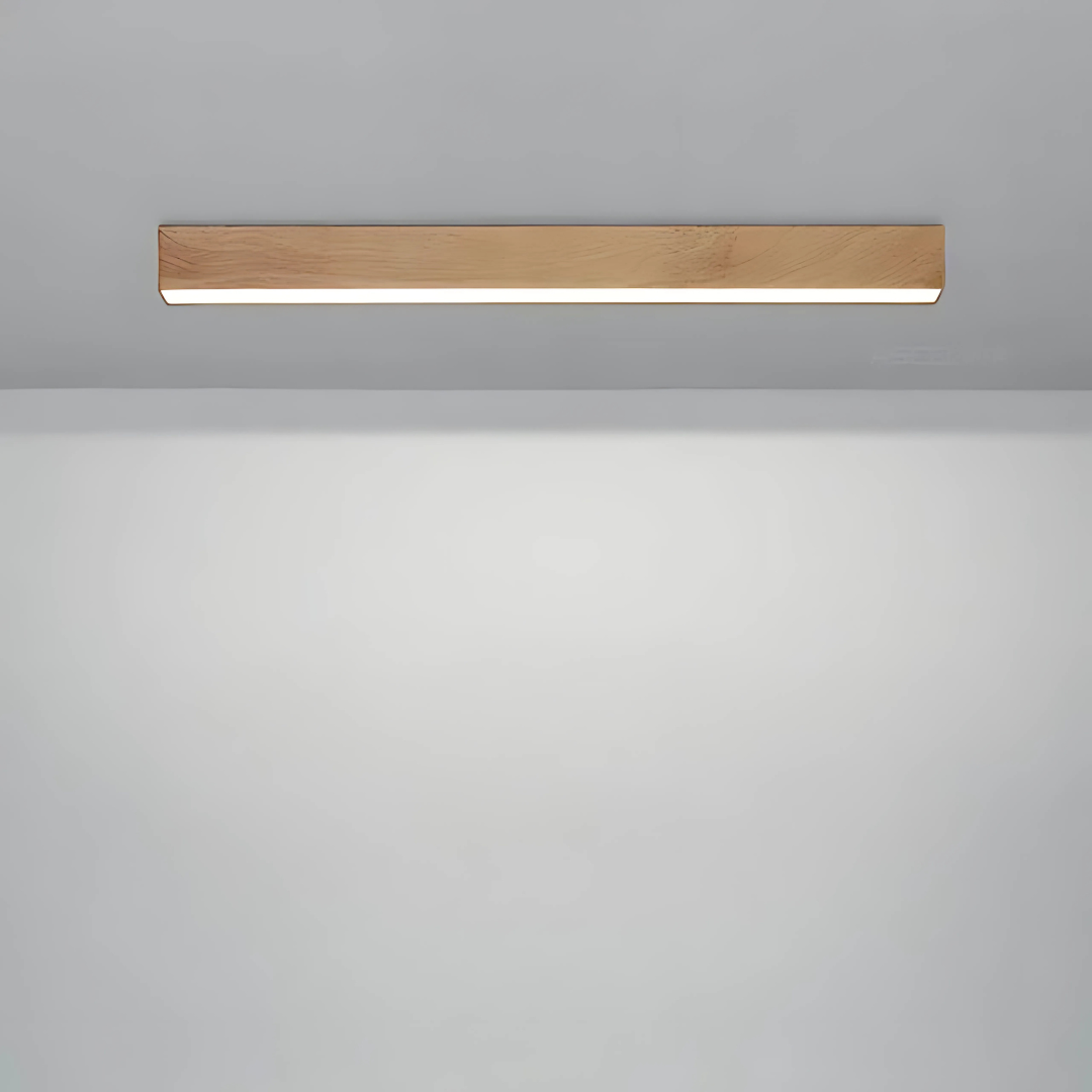 Ceiling Lights Modern Oak Linear Bar Fixture