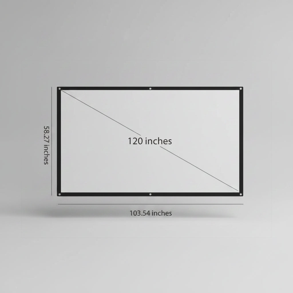 Portable Foldable 100 Inch Large Projector Screen