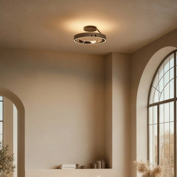 Round Flush Mount Ceiling Light with LED Lighting