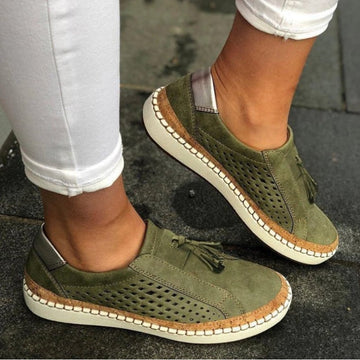 Casual Slip On Walking Loafers for Women with Arch Support Design