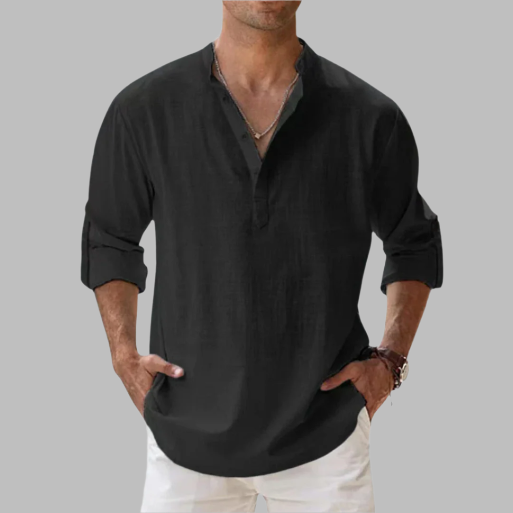 Summer Shirt Relaxed-Fit for Men Casual Shirt
