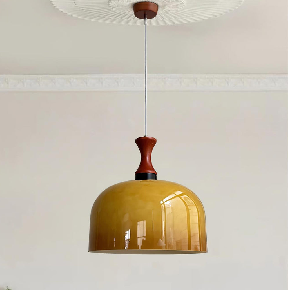 Round Vintage Glass Pendant Lights