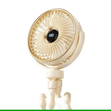 Clip-On Fan Adjustable Foldable Battery Operated Portable