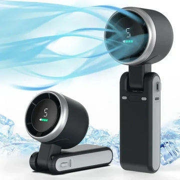 Handheld Mini Fan Portable Rechargeable Clip-On Neck Fan