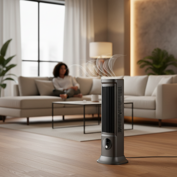 Oscillating Slim Portable Tower Cooling Fan with Remote