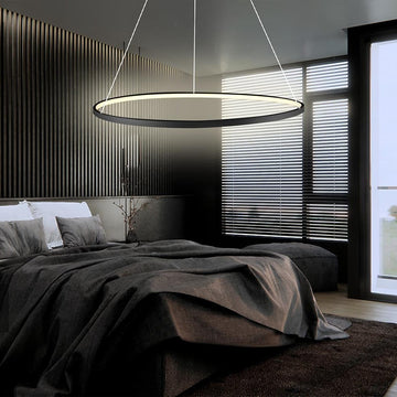 Modern Black LED Pendant Ceiling Light