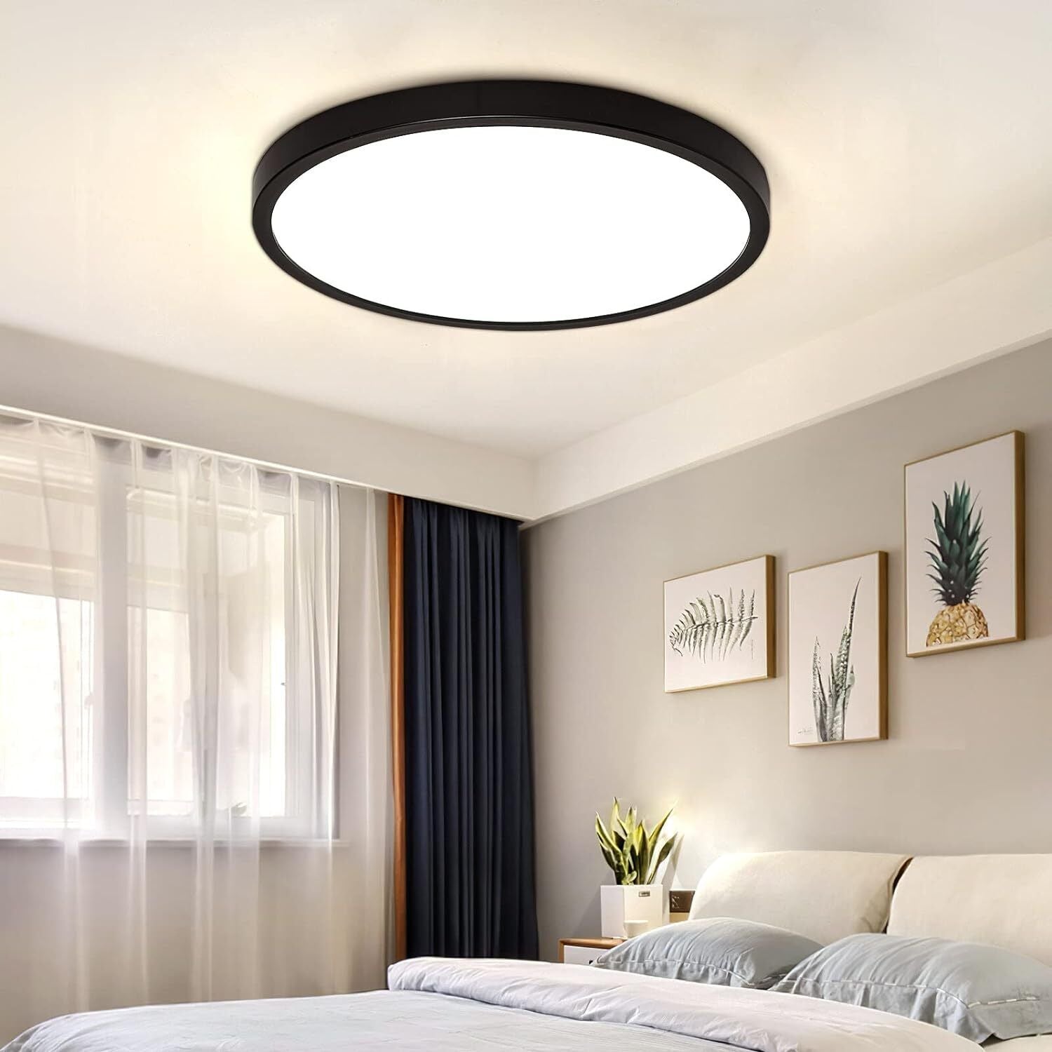 Luma Ceiling Light for Modern Bedroom Spaces