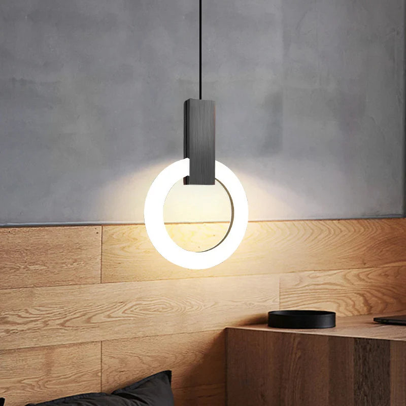 Pendant Light Modern LED Ring Ceiling Lamp