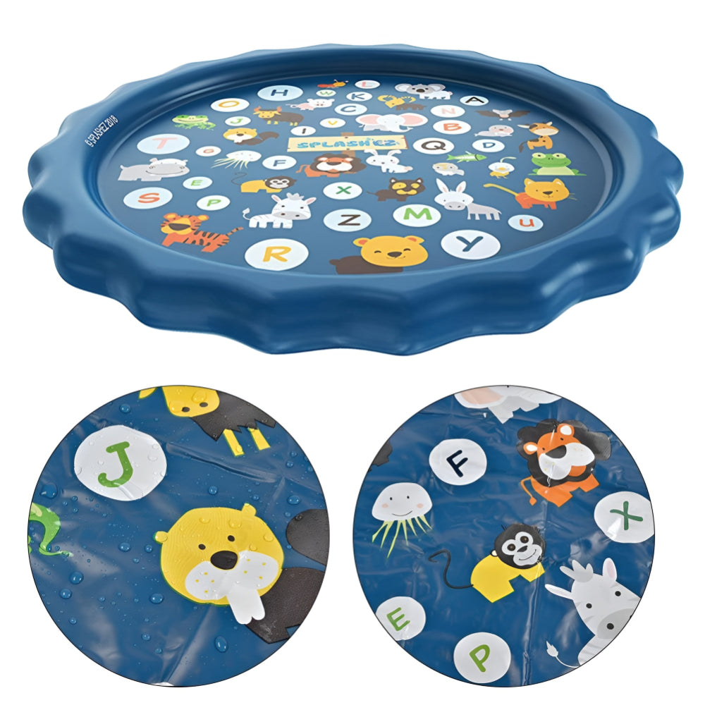 Kids Summer Water Play Mat Splash Pad