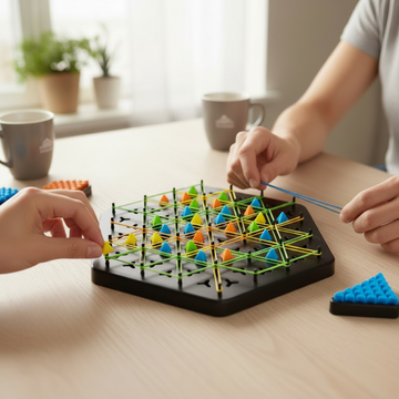 Triangle Chess Foldable Indoor Family Board Game