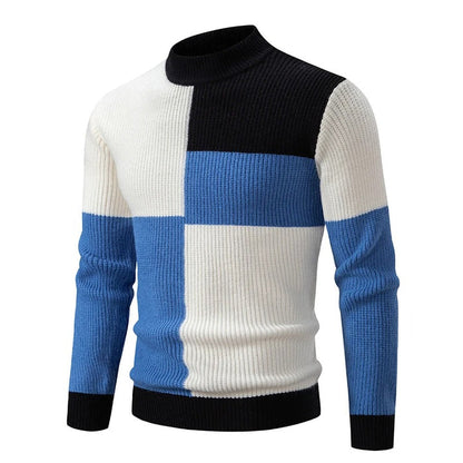 Kairo - Pull-over en tricot avec col montant homme